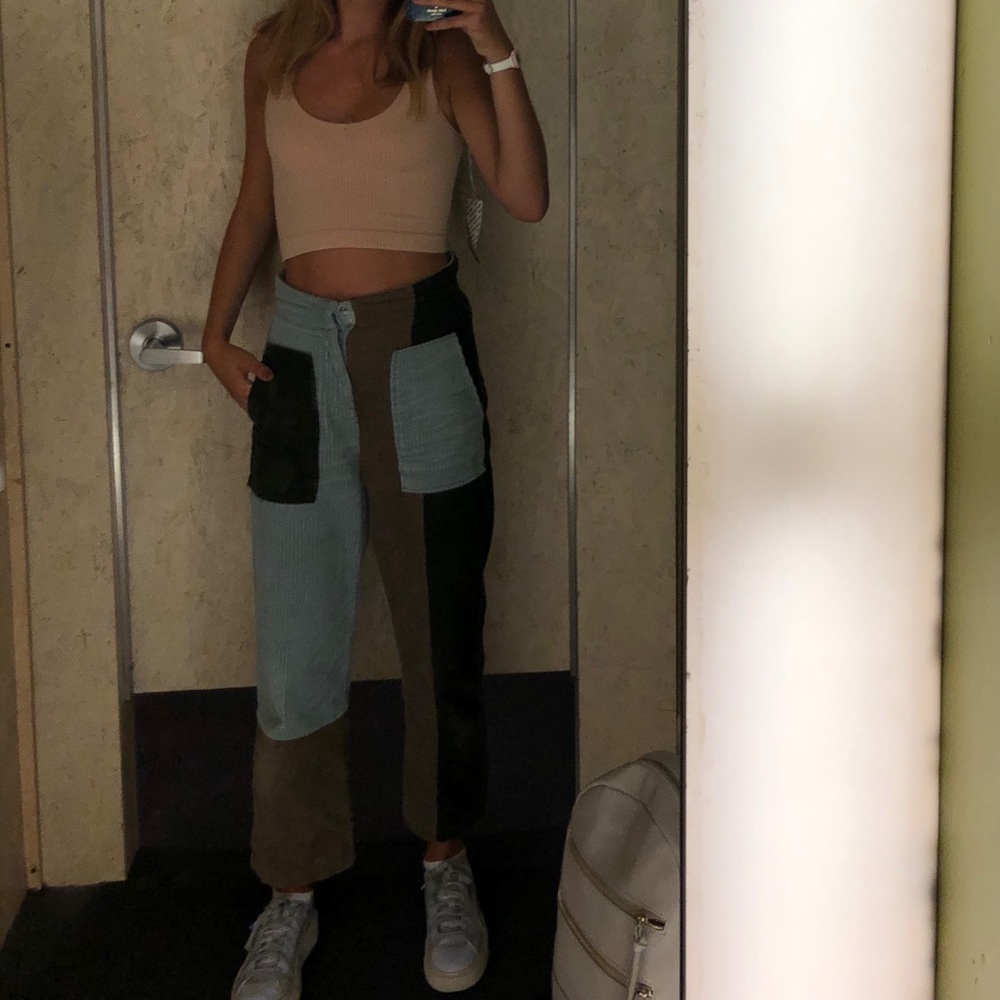 Asos Design Hippie Corduroy Patchwork Pants 4